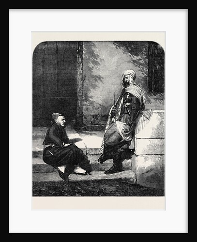 Spahi and Zouave, Personal Attendants of Marshal Pelissier, at the Seat of War. by Anonymous