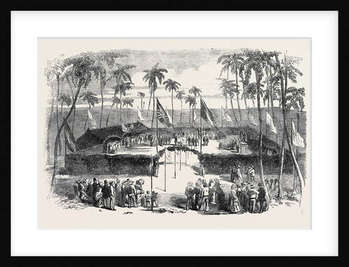 Commencement of the Pernambuco Railway, on the Island of Nogueira by Anonymous