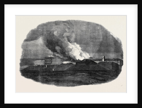 The Siege of Sebastopol, Destruction of the Southern Part of the Large Barracks by Anonymous