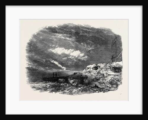 Kinburn, the Spit Battery, Otchakoff in the Distance by Anonymous