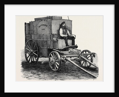 Mr. Fenton's Photographic Van, from the Crimean Exhibition. by Anonymous