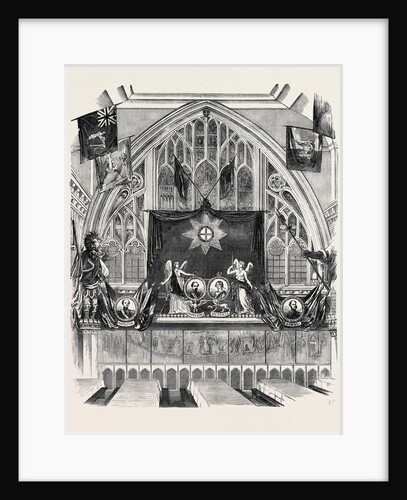 Decoration of Guildhall on Lord Mayor's Day, West End. by Anonymous