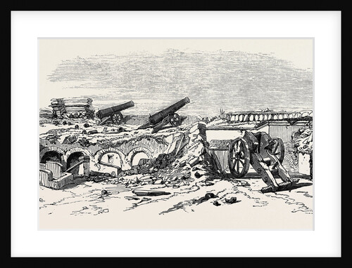 Interior of Fort Kinburn, October 18, Showing the Effects of Two Hours' Bombardment by Anonymous