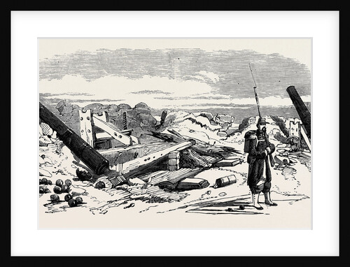 Fort Kinburn: Effects of the Bombardment, October 18, 1855 by Anonymous