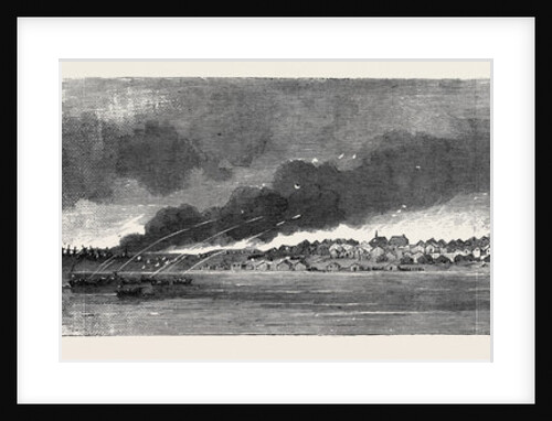 Destruction of Russian Stores at Gheisk, in the Sea of Azoff by Anonymous