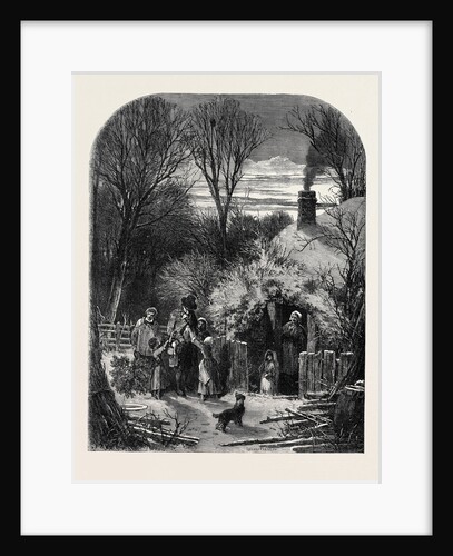 Christmas Eve, the Cottager's Return from Market by Anonymous