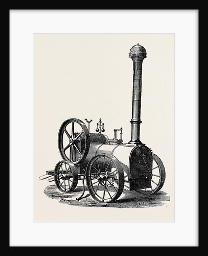 Side View of Tuxford and Sons' Prize Portable Steam Engine by Anonymous
