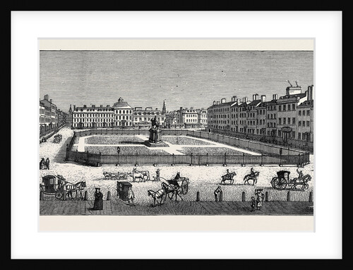 The Square in 1753, the Inauguration of Leicester Square by Anonymous