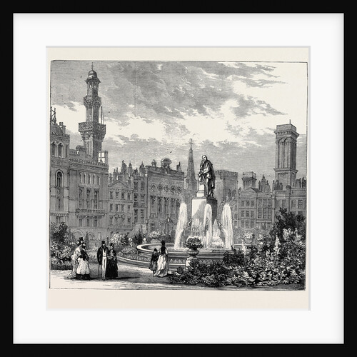 The Square in 1874, the Inauguration of Leicester Square by Anonymous