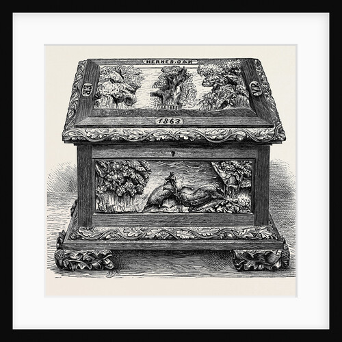 Casket Carved Out of Wood from Herne's Oak, by Order of Her Majesty by Anonymous
