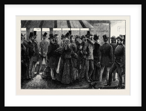 Pictures of Parisian Life: a La Queue at the Theatre by Anonymous
