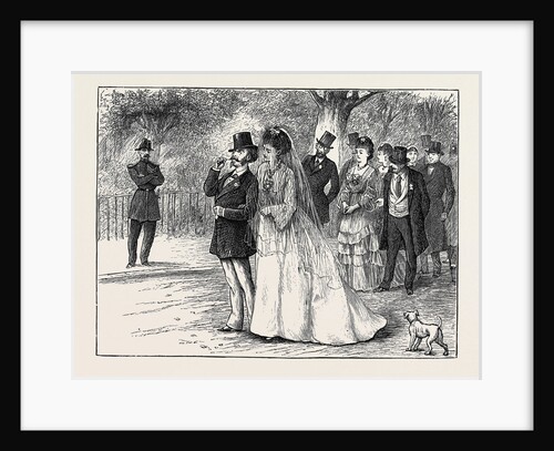 Pictures of Parisian Life: A Wedding Party in the Bois De Boulogne by Anonymous