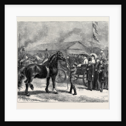 The Royal Agricultural Society's Show at Bedford, Horse Parade Before the Crown Prince and Princess of Germany, July 25, 1874 by Anonymous