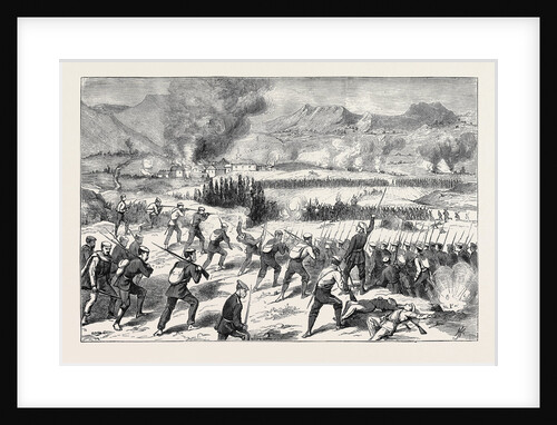 The Battle Before Estella, Carlists Attacking Republicans at Zabal by Anonymous