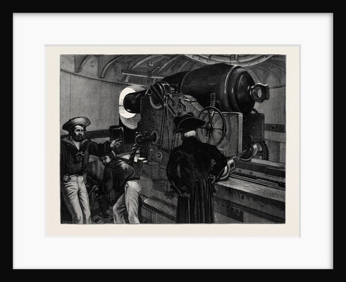 Our Navy, the Present, Inside the Turret of an Ironclad at the Present Time, August 1, 1874 by Anonymous