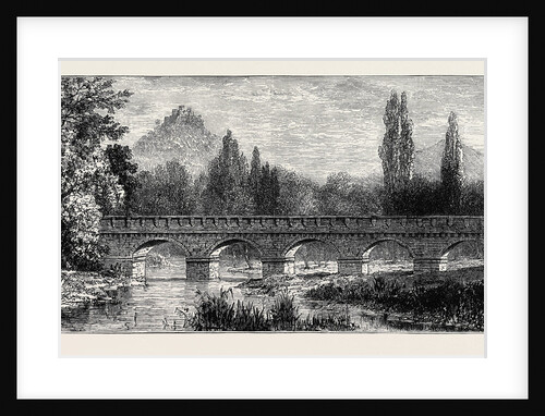 The Attack on Prince Bismarck, Bridge Over the Saale at Kissingen Where Kullmann Was Arrested, August 1, 1874 by Anonymous