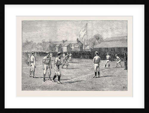 Visit of the American Baseball Players to England, Their First Game at Liverpool, August 15, 1874 by Anonymous