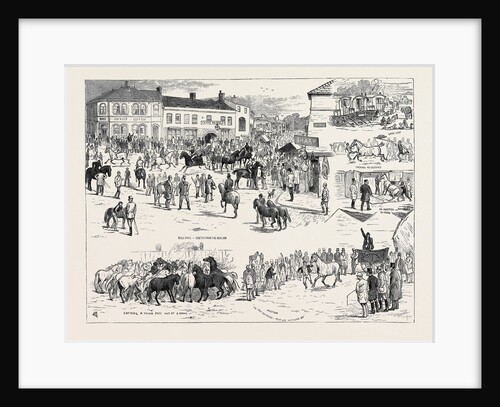 Jottings at the Horncastle Horse Fair, August 22, 1874 by Anonymous