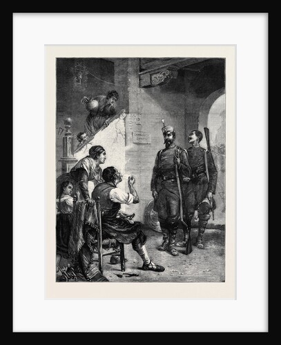 Billeted, Spain, 1874 by Anonymous