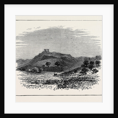 Dr. Schliemann's Excavations at Hissarlik from the West, Greece by Anonymous