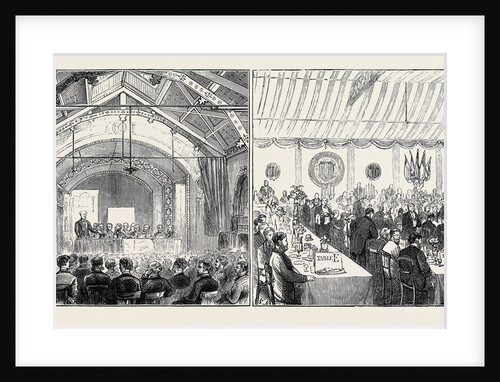 Meeting of the Iron and Steel Institute in the Town Hall by Anonymous
