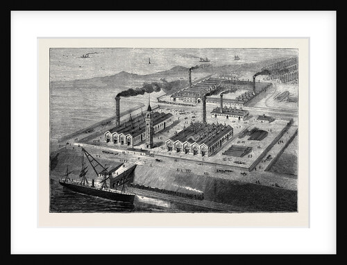 Meeting of the Iron and Steel Institute: The Iron Ship Building Yard, September 12, 1874 by Anonymous