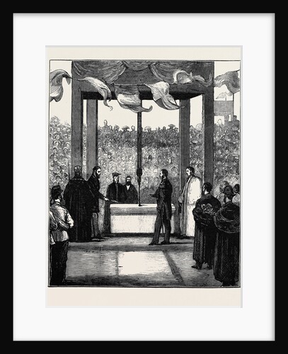 H.R.H. The Duke of Edinburgh at Liverpool: Laying the Foundation Stone of the Walker Art Gallery by Anonymous