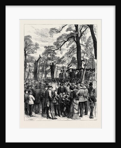 Hospital Saturday, Archbishop Manning Addressing the Meeting in Hyde Park, October 17, 1874 by Anonymous