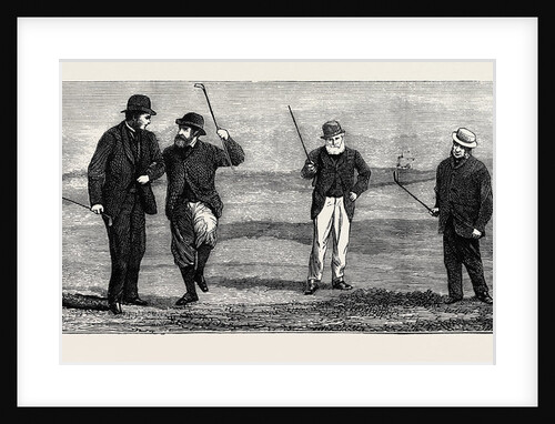 Golf at Westward Ho: The Victorious Couple by Anonymous