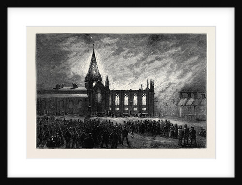 The Great Fire at Aberdeen, Destruction of the East Church, October 17, 1874 by Anonymous