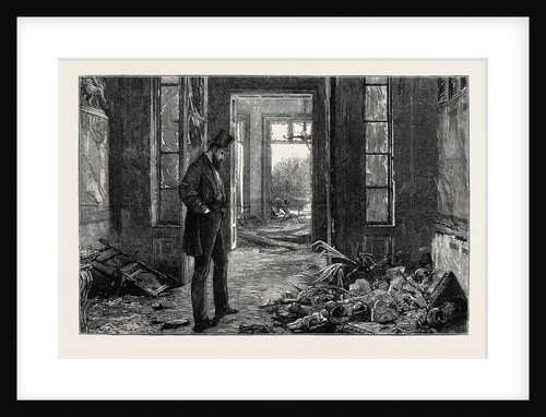 After the Explosion, Wreck of a Collection of Bas Reliefs, China, Carvings, Etc., in Mr. Gerstenberg's House by Anonymous