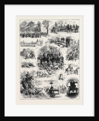 Visit of the Prince of Wales to France, the Stag Hunt at Chantilly by Anonymous