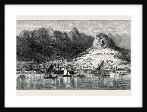 The Annexation of the Fiji Islands: View of Levuka from the Anchorage by Anonymous