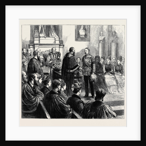 Presentation of a Sword to Sir Garnet Wolsely by the City Corporation: The Ceremony at the Guildhall, October 31, 1874 by Anonymous