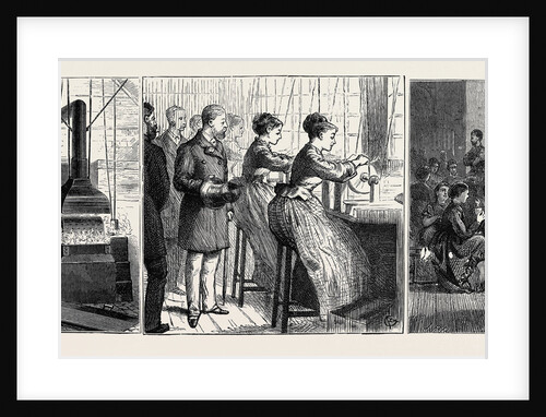 Bronzing, Centre Image: Grinding, Work Girls at Tea by Anonymous