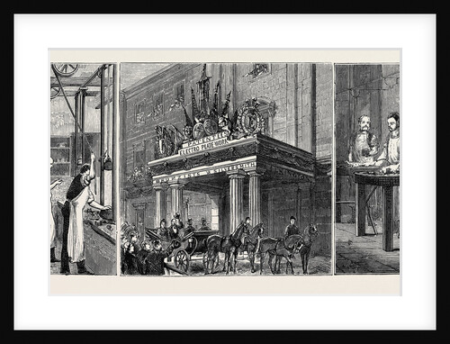Small Stamp, Entrance to the Works, Soldering by Anonymous