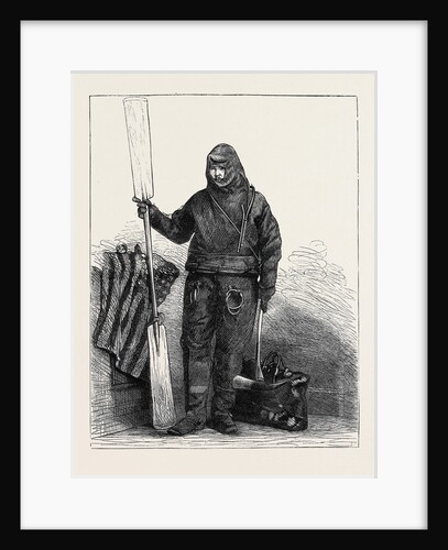 The New American Swimming Apparatus, Captain Boyton in His Aquatic Dress by Anonymous