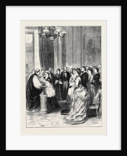 Christening of the Infant Son of the Duke and Duchess of Edinburgh at Buckingham Palace by Anonymous