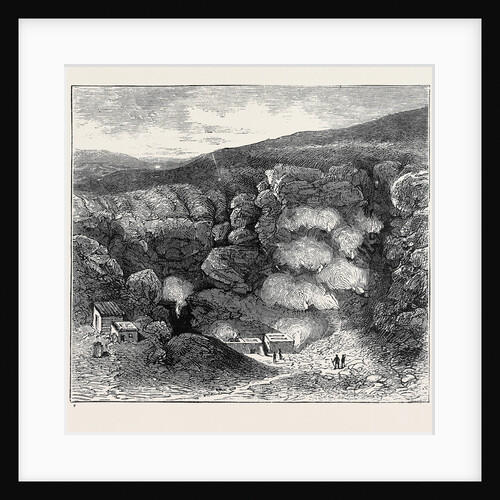 Interior of Great Crater, Vulcano, with Chambers of Condensation, First Group of Fumaroles by Anonymous