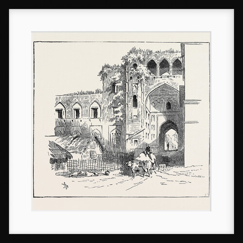 Sketches of Ancient Buildings at Dacca, Bengal: Ruined Gateway of the Ancient Fort by Anonymous
