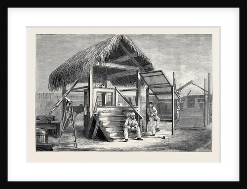 The Forthcoming Transit of Venus: Shed at Honolulu from which the Model of Venus is Observed, and One of the Portable Transit Instruments by Anonymous