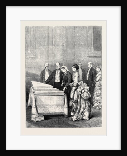 The French Deputation to the Queen at Windsor Castle by Anonymous