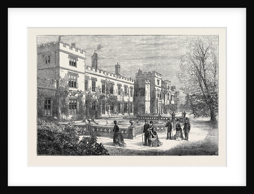 Panshanger, Hertfordshire, the Seat of Earl Cowper, Recently Visited by the Prince and Princess of Wales: The South Front by Anonymous