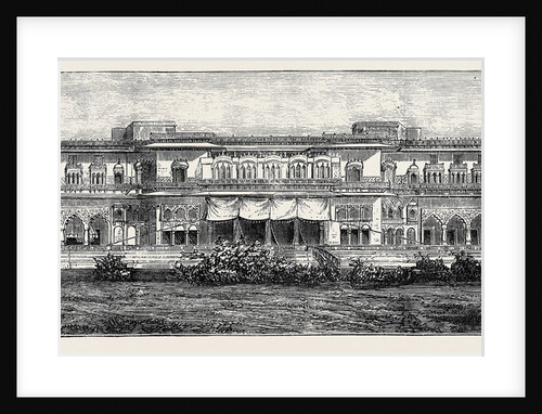 Opening of the First Rajpootana State Railway to Ulwar: The Banni Bila's Palace, December 26, 1874 by Anonymous