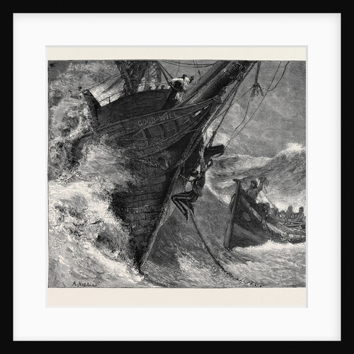 A Ship at Storm by Anonymous