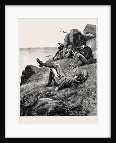 Kit, a Memory; the Three Young Men Were Reclining on the Castle Slopes by Anonymous