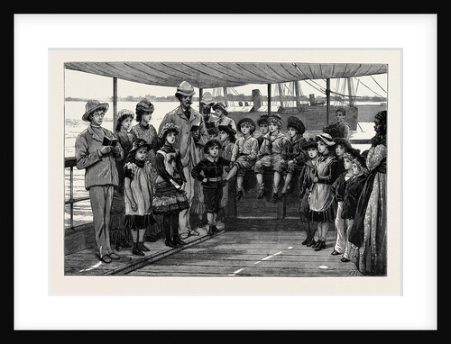 The Crisis in Egypt: Alexandria: Sunday-School on Board the Refugee-Ship Rosina by Anonymous