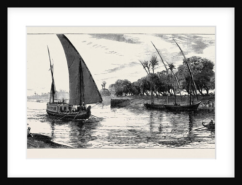 The Crisis in Egypt: The Atfeh Canal, which Connects Alexandria with the Nile by Anonymous