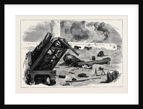 After the Bombardment of Alexandria: The Effect of the Shells from H.M.S. Superb and Inflexible on the Guns in Fort Pharos by Anonymous