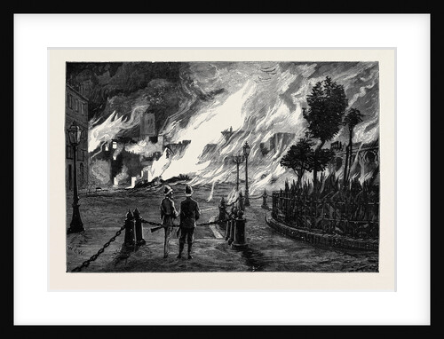 Alexandria: The Grand Square During the Conflagration by Anonymous